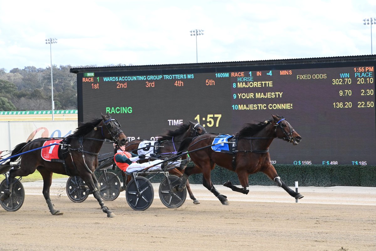 Club Menangle (@clubmenangle) on Twitter photo Tunbridge scores in the opening event of the day, the Wards Accounting Group Trotters Mobile.🥇
Trained by <a href="/mickstanley80/">Michael Stanley</a> and driven by <a href="/RixonnWill/">Will Rixon</a>, the four-year-old gelding by Volstead USA recorded a mile of 1.58.4.
#ClubMenangle Tunbridge scores in the opening event of the day, the Wards Accounting Group Trotters Mobile.🥇
Trained by <a href="/mickstanley80/">Michael Stanley</a> and driven by <a href="/RixonnWill/">Will Rixon</a>, the four-year-old gelding by Volstead USA recorded a mile of 1.58.4.
#ClubMenangle