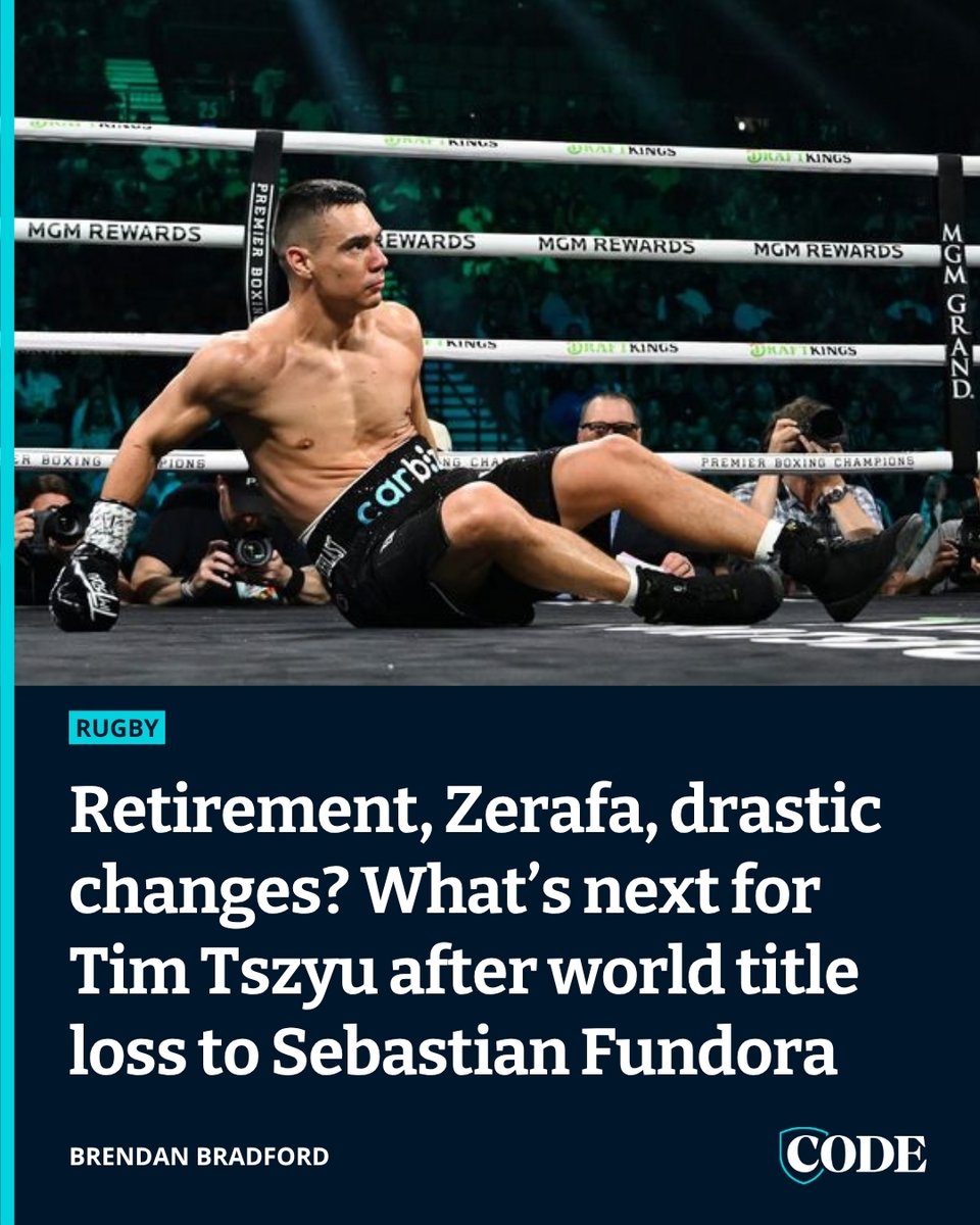 codecombatau's tweet image. As the magnitude of his latest crushing loss to Sebastian Fundora sinks in, Tim Tszyu is asking himself one question: what happens now?

Everything is on the table. And it could be extreme.

FULL ANALYSIS: bit.ly/4f8Fw3q