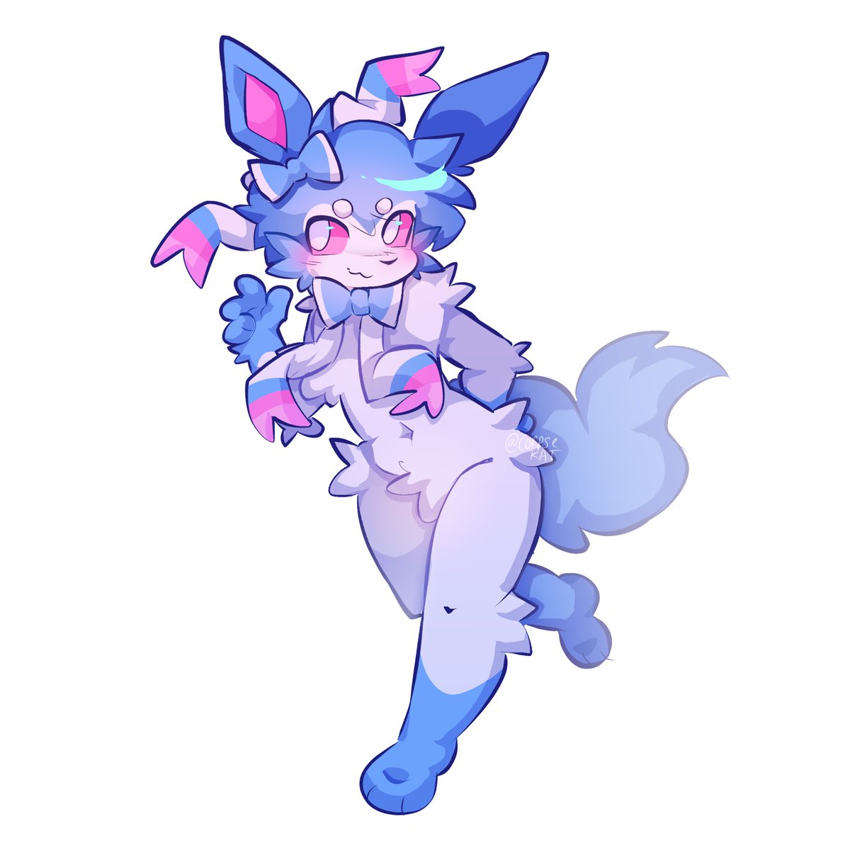 corpsekatt's tweet image. Shiny shiny sylveon
