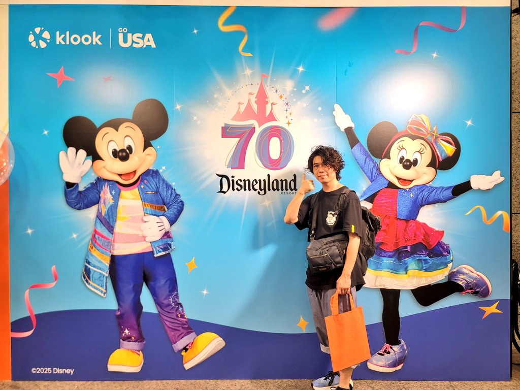 推しメンとデートに！
(当たったら海外遠征!?)
#カリフォルニアディズニーはKlookで