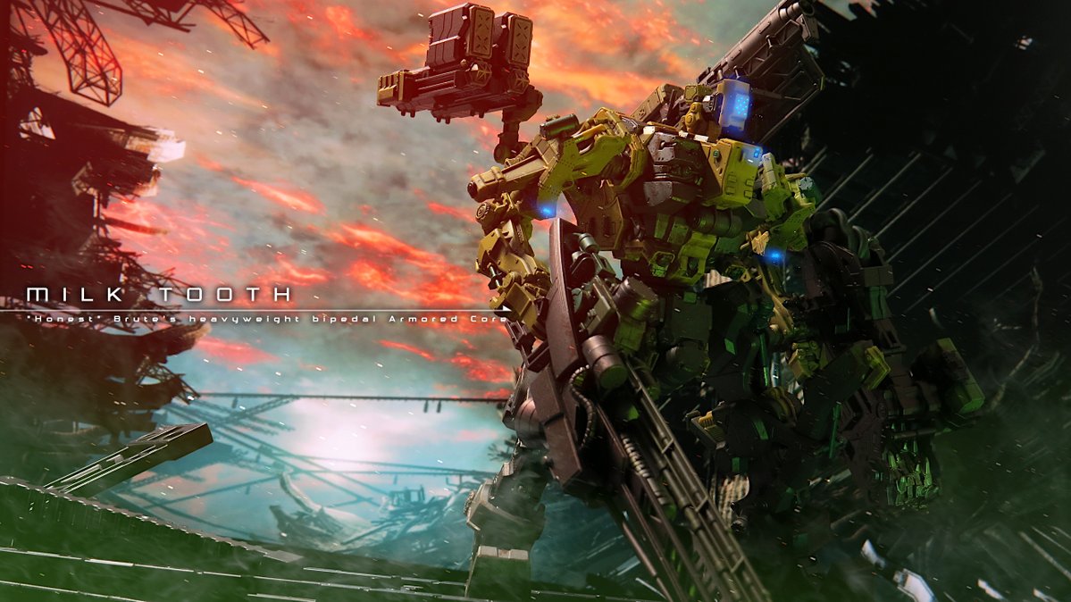 ibukkey's tweet image. 正直者の灼けた空

#AC6
#30MM
#プラモ