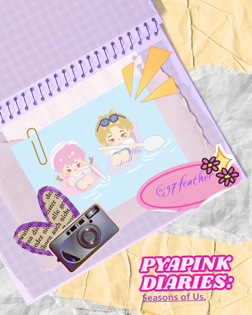 PYAPINKDIARIES's tweet image. 📒🪻 𝐃𝐈𝐀𝐑𝐈𝐄𝐒 𝐈𝐍 𝐂𝐎𝐋𝐎𝐑: 𝐏𝐢𝐞𝐜𝐞 𝐨𝐟 𝐏𝐲𝐚𝐏𝐢𝐧𝐤🌷🎨
— Pin Button and Clear PC
— Visual Diarist: @97feather
Thank you for making two pocket-sized art that feels like a splash of joy wherever it goes 🛟🏖️
#퍄핑 #Pyapink #PyapinkDiaries #PyapinkSeasonsofUs