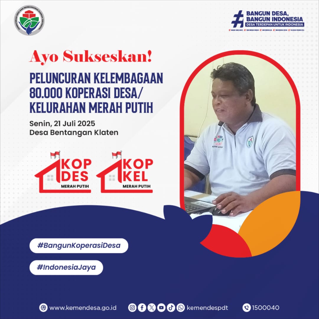 BTiar17's tweet photo. Dalam rangka mendukung lounching 80 ribu Koperasi Desa Merah Putih( KDMP )

#BangunKoperasiDesa
#IndonesiaJaya

@prabowo
@YandriSusanto27
@ArizaPatria
@taufikmadjid71
@kemendespdt
@bpsdmkemendesa
@DesaPeNusantara https://t.co/CJYjd7iOJC