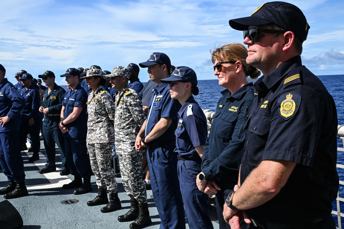 US7thFleet's tweet image. The U.S. Coast Guard Cutter Stratton (WMSL 752) arrived in Guam, July 3, after a landmark multinational sail with representatives from the maritime forces from Australia, India, and Japan.
Read more: ow.ly/oWAh50WsozZ
📸 by MC2 Kate Kilroy
#InternationalByDesign