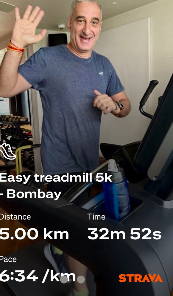 adilnargolwala's tweet image. Easy 5k followed by a legs workout 
Morning time well spent in 
View from the gym - Bombay in the rains