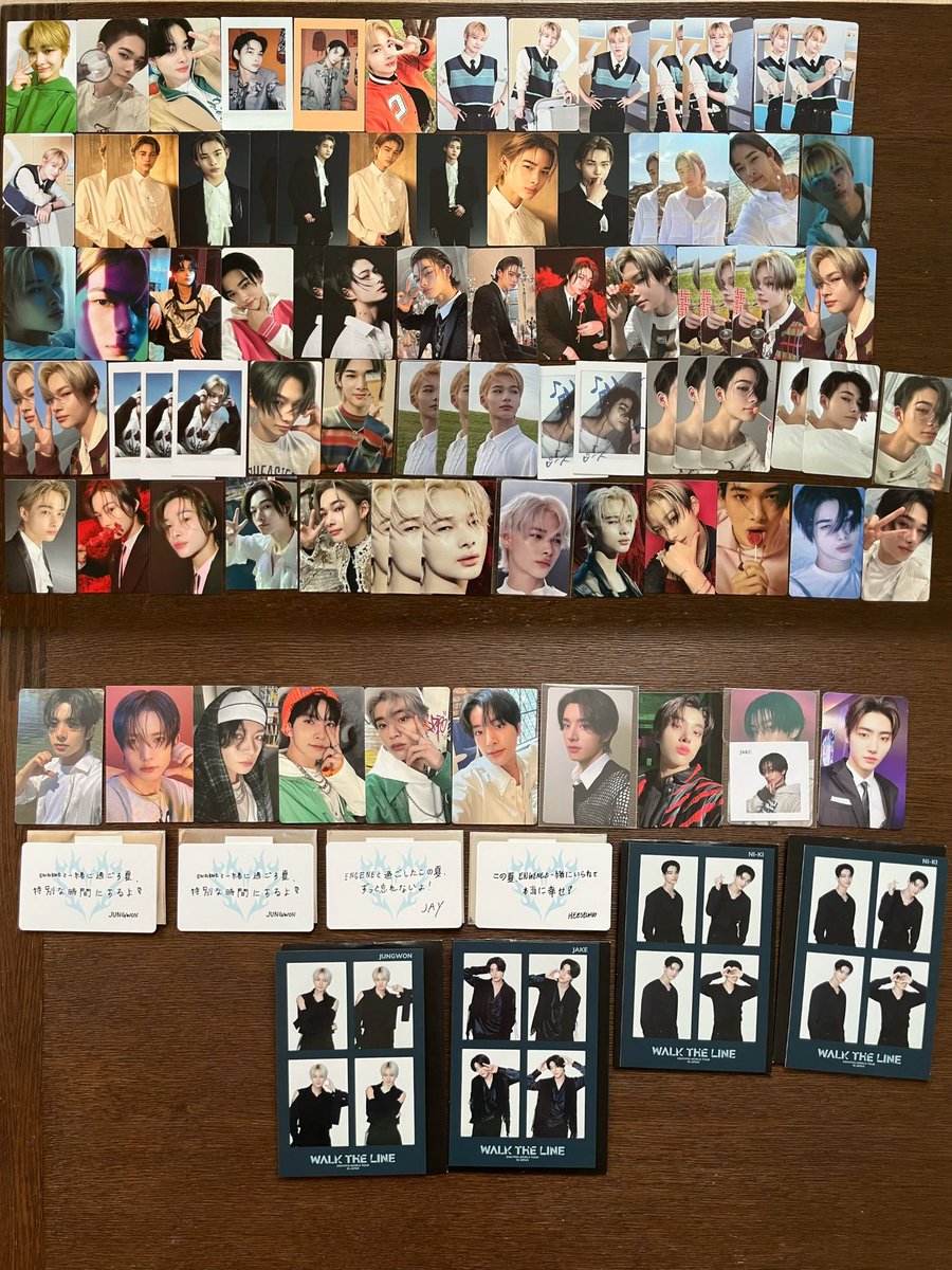stnew8l's tweet photo. トレカ交換 ENHYPEN SEVENTEEN ASTRO

譲）画像のもの

求）ソヌ ジュン エスクプス ユンサナ

特典など物によってはn:1も可能ですのでご提示ください。スタジアムの購入特典は同種でお願い致します。

 #ENHYPENトレカ交換  #SEVENTEENトレカ交換
 #ASTROトレカ交換 https://t.co/LU9RLdumXB