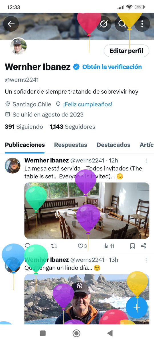werns2241's tweet image. Muchas gracias a todos los que se han acordado... 😊