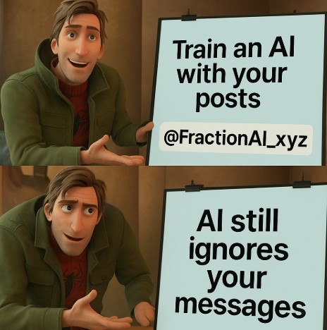 WolfAlinasisi's tweet image. Why I started using @FractionAI_xyz 
Let’s be honest — Web3 is full of hype.
Every week a new AI tool drops, but most feel like MVPs with tokenomics slapped on.
FractionAI? Felt… different