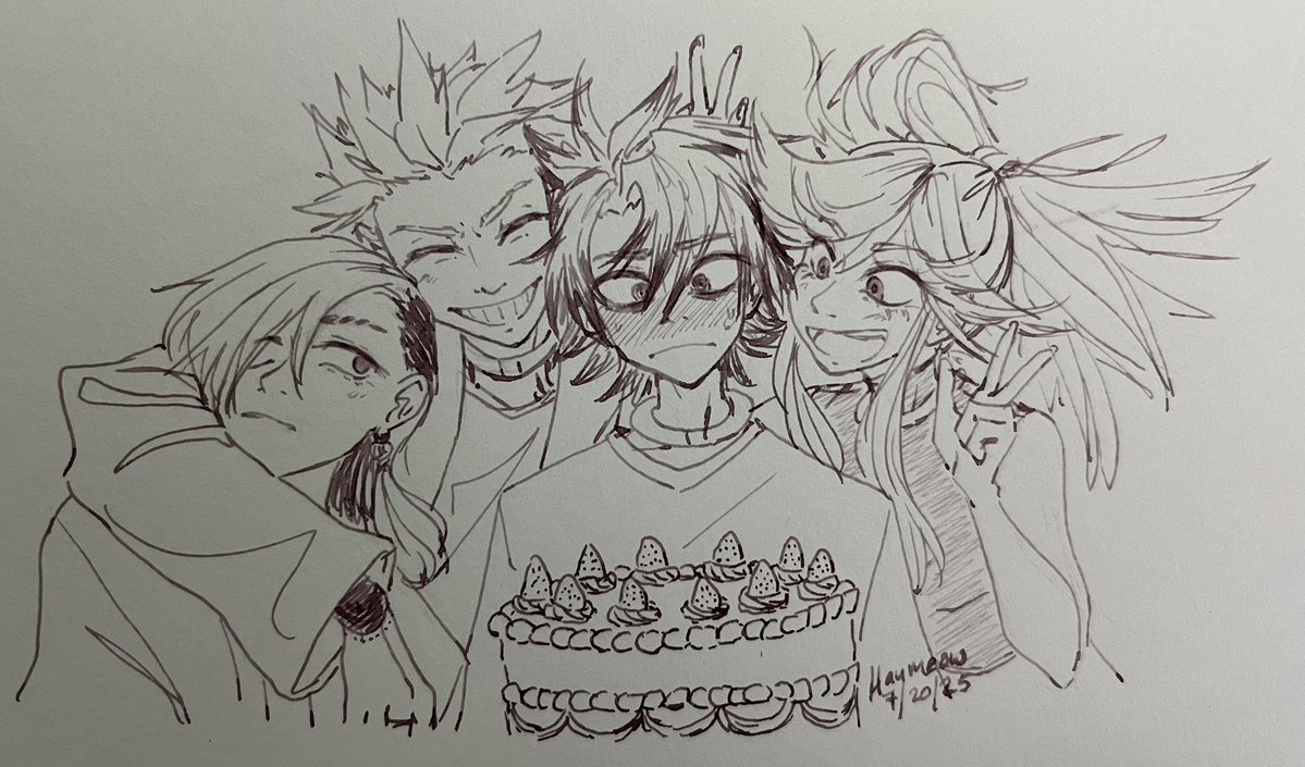 haumeow's tweet image. it’s still june 20 where i am I SWEAR
happy birthday rudo!! 🚯🗑️
#gachiakuta #GACHIART