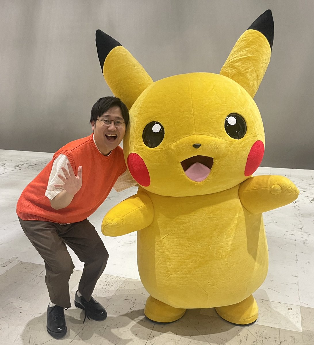 ラヴィット ポケモンたちが放送後に待っててくれたよ！カビゴン大きい！