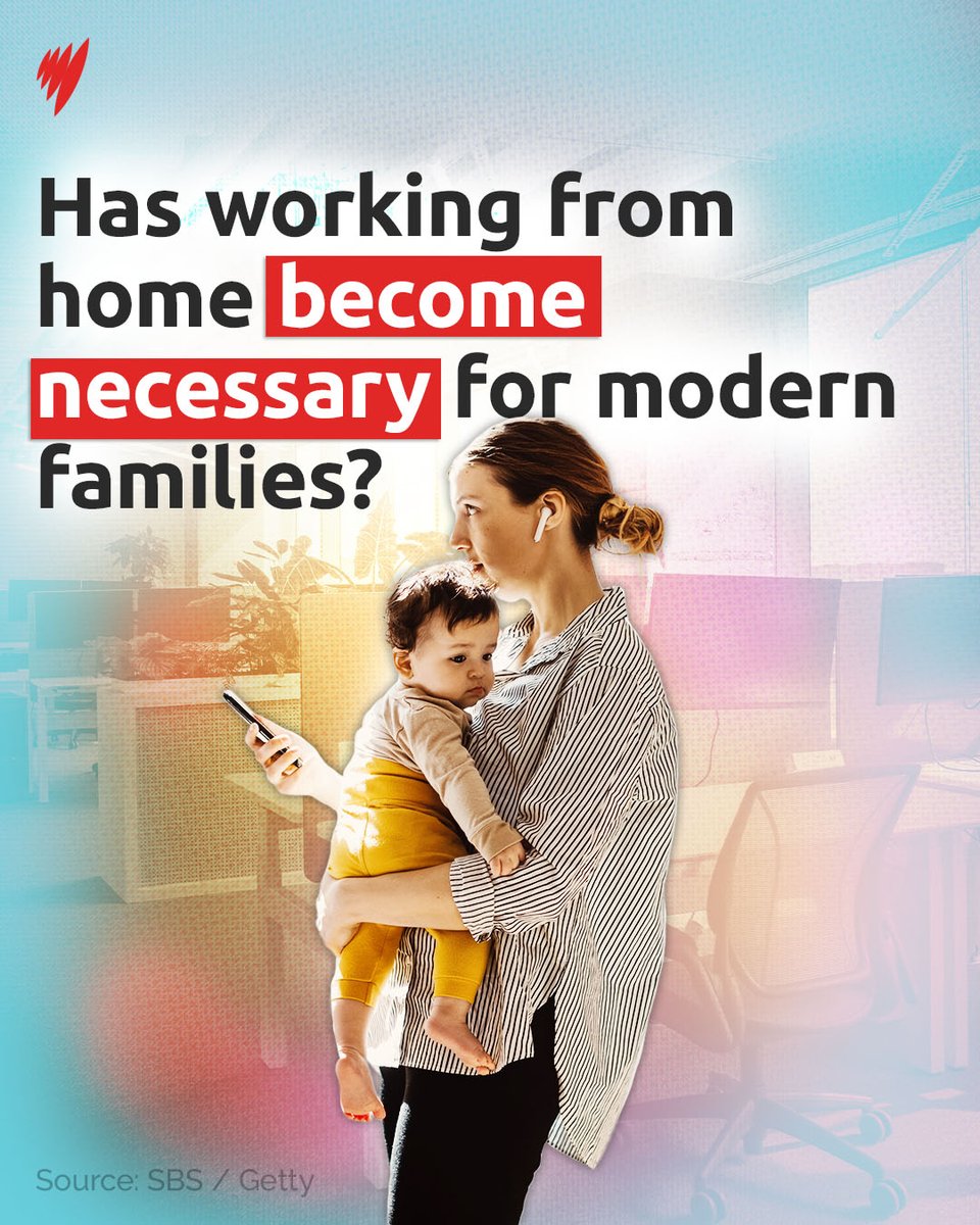 SBSNews's tweet image. Cost of living pressures mean that both parents often need to work to support their families, with many saying working from home arrangements have become vital to the functioning of their households.
Read more here: ow.ly/5Jrb50WsoE5
