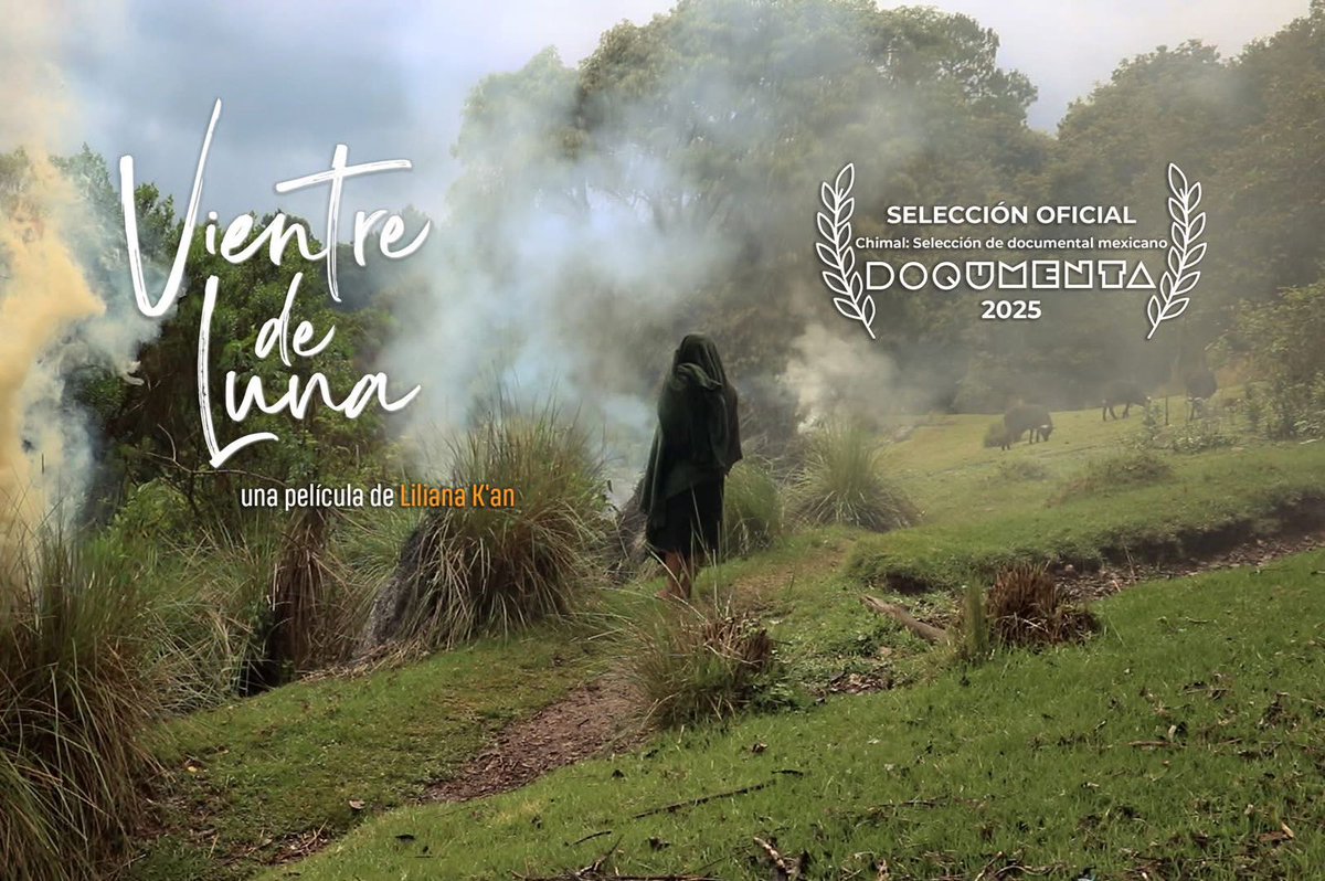 GabyCoutino's tweet photo. 13) Enhorabuena!!! #VientreDeLuna #Cortometraje de #LilianaGuadalupeLópez está nominada a mejor cortometraje documental en el #Ariel2025. Originaria de #SanJuanChamula y orgullosa de sus raíces #Tsotsiles; Liliana retrata la #Maternidad y la #Cosmovisión de uno de los #PueblosOriginarios de #Chiapas
