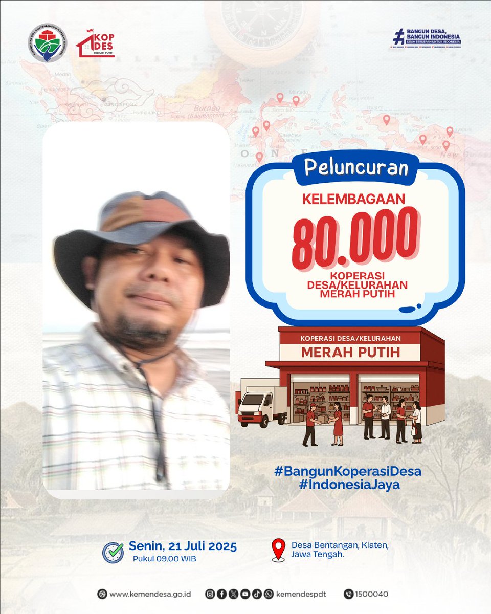 prat76488's tweet photo. #BangunKoperasiDesa
#IndonesiaJaya
@prabowo
@YandriSusanto27
@ArizaPatria
@taufikmadjid71
@kemendespdt
@bpsdmkemendesa https://t.co/B6NN769cXl