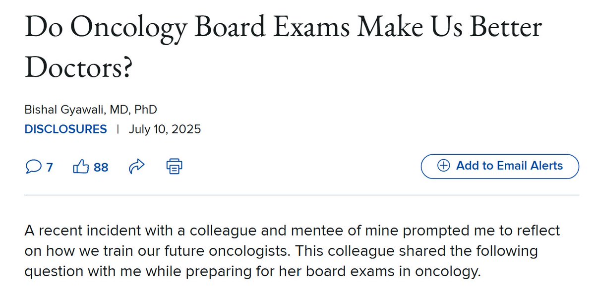oncology_bg's tweet image. Very interesting readers' comments on this piece. Do board exams make us better doctors? medscape.com/viewarticle/do…