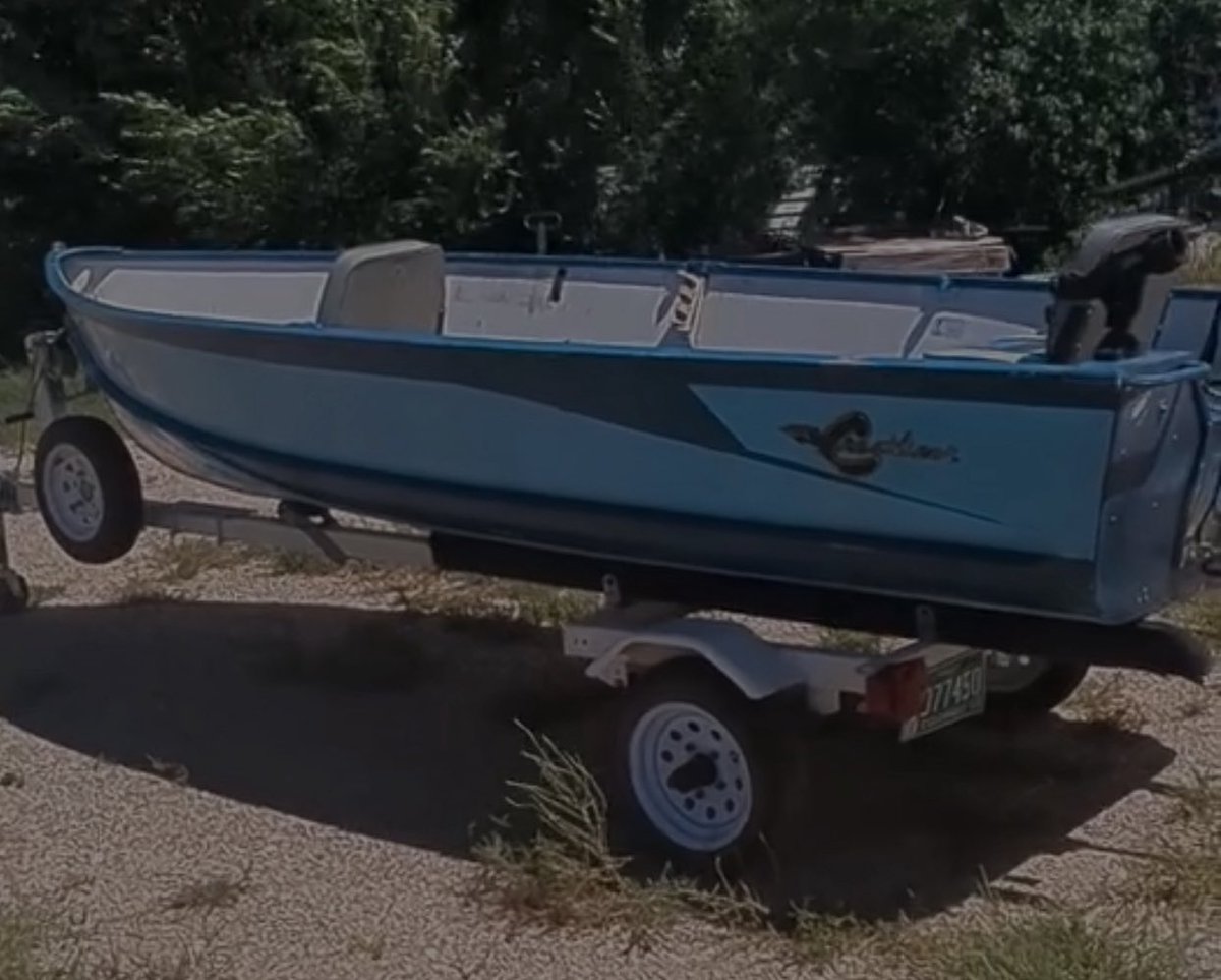 Tomorrow I’m taking my little 1964 Crestliner out on the lake for some fishing.  I’ve never had it in the water since I got it.  Her name is “My Brothers Keeper” the boat is all Origional even the rosewood bench seats.  Wish us luck ! #Crestliner #boating