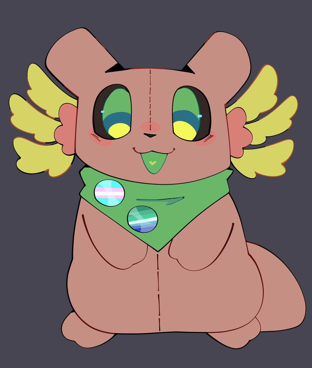 redcentipede_'s tweet image. things from plushie ych