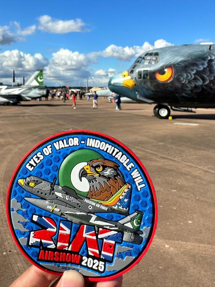 Tipu_Creativity's tweet image. Patch Designed for RIAT 2025 - Pakistan Air Force Participating Aircraft.
