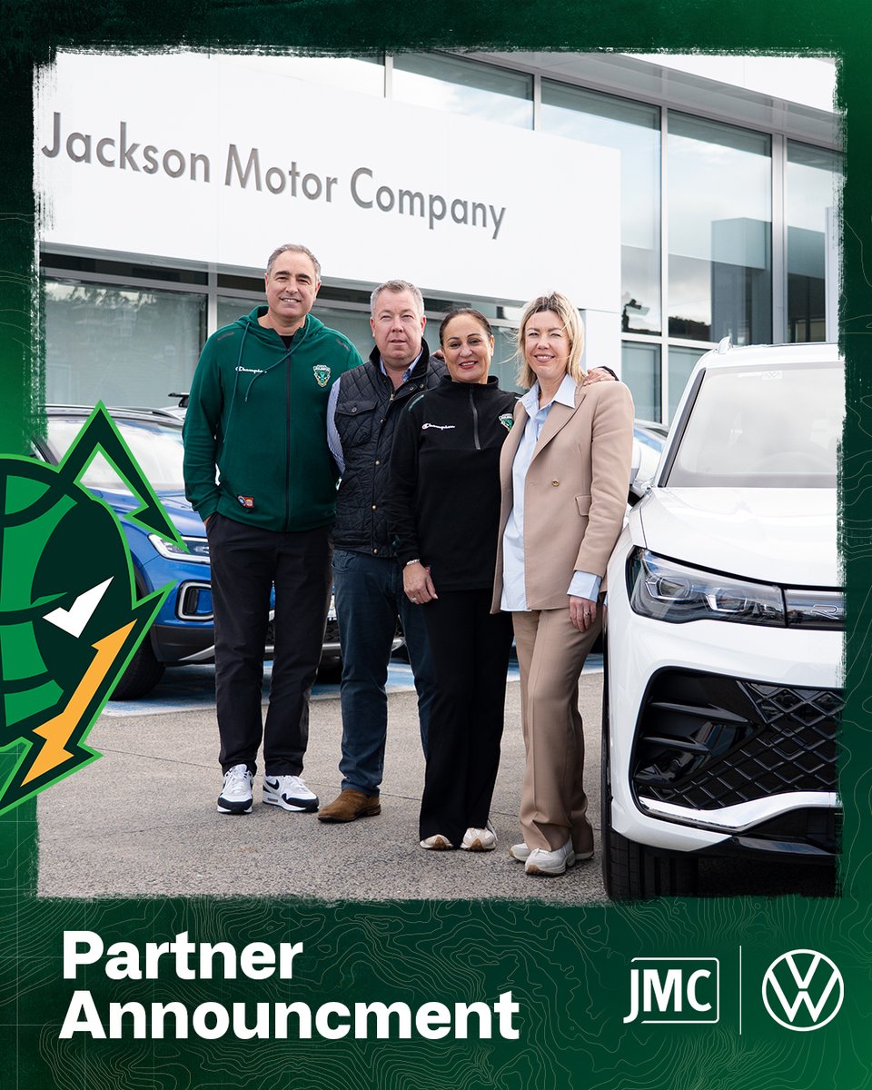 JackJumpers's tweet image. We are proud to announce an exciting new partnership with leading Tasmanian automotive company Jackson Motor Company, who will help drive the club over the next two years as our official vehicle sponsor 🚘
Welcome to the JackJumpers family JMC 🐜💚
MORE at…