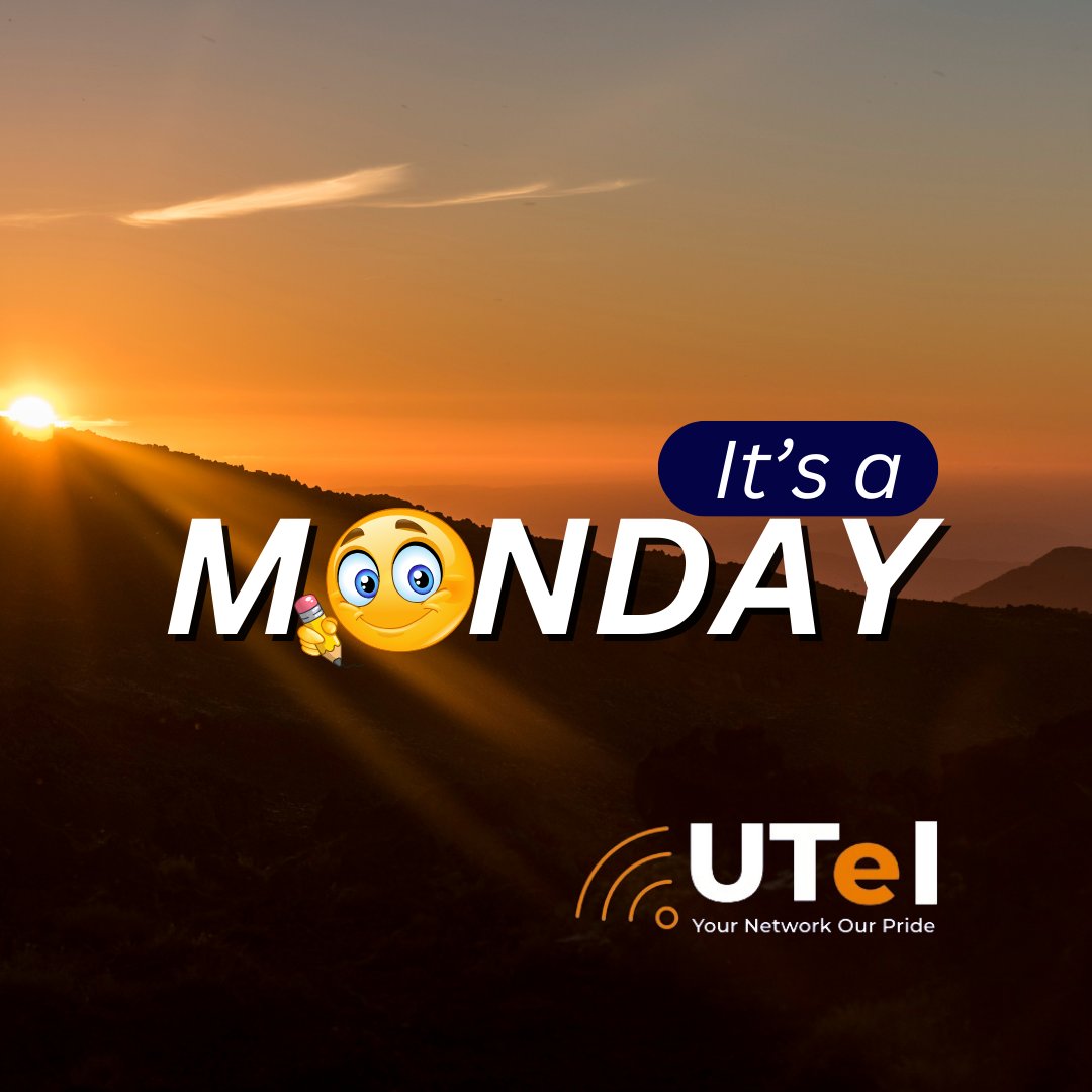 It's a Monday again!!! let's get on with the week.