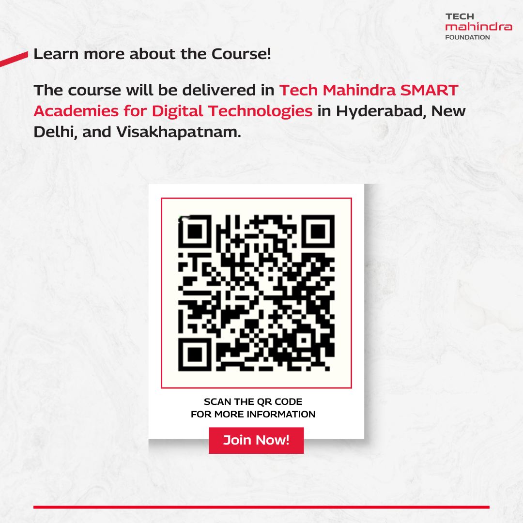 techmahindracsr's tweet image. Mohit Joshi (@mohitjoshi74), MD & CEO, Tech Mahindra (@tech_mahindra), recently launched our AI Data Analyst course. Delivered in a hybrid-mode, the course is designed by Tech Mahindra Consulting and aims to empower young learners with in-demand skills in AI and Data Analytics.…