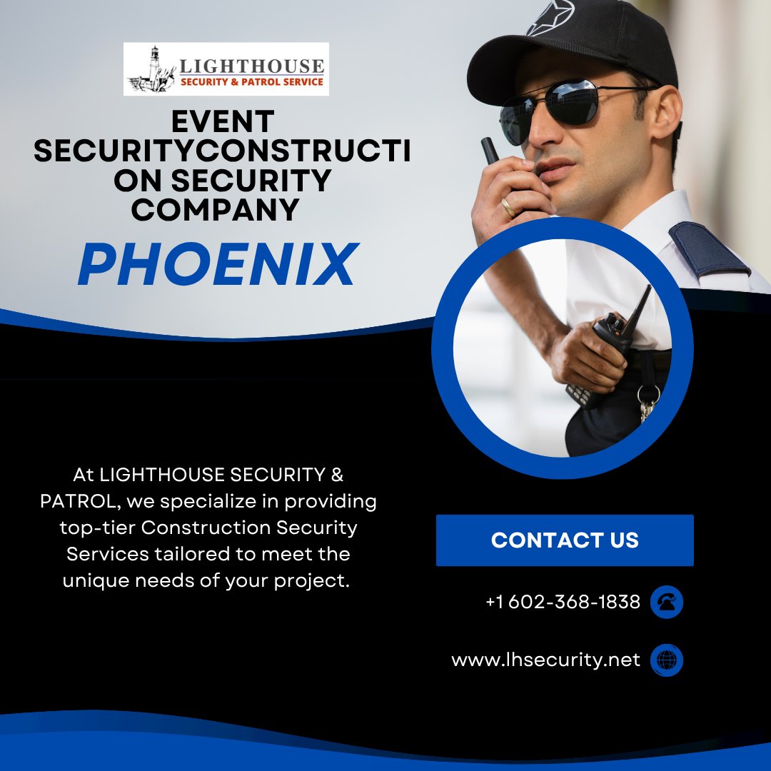 service_patrol's tweet image. Event Security &amp;amp; Construction Security Company in Phoenix:
Need security for your event or construction site in Phoenix? Trust LH Security for professional, reliable protection.
Visit 👉 lhsecurity.net
#PhoenixSecurity #EventSecurity #ConstructionSecurity
