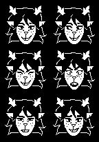 stand-alone look @ the dess sprites i made for this video! lowkey really love how these look for being such a split second idea