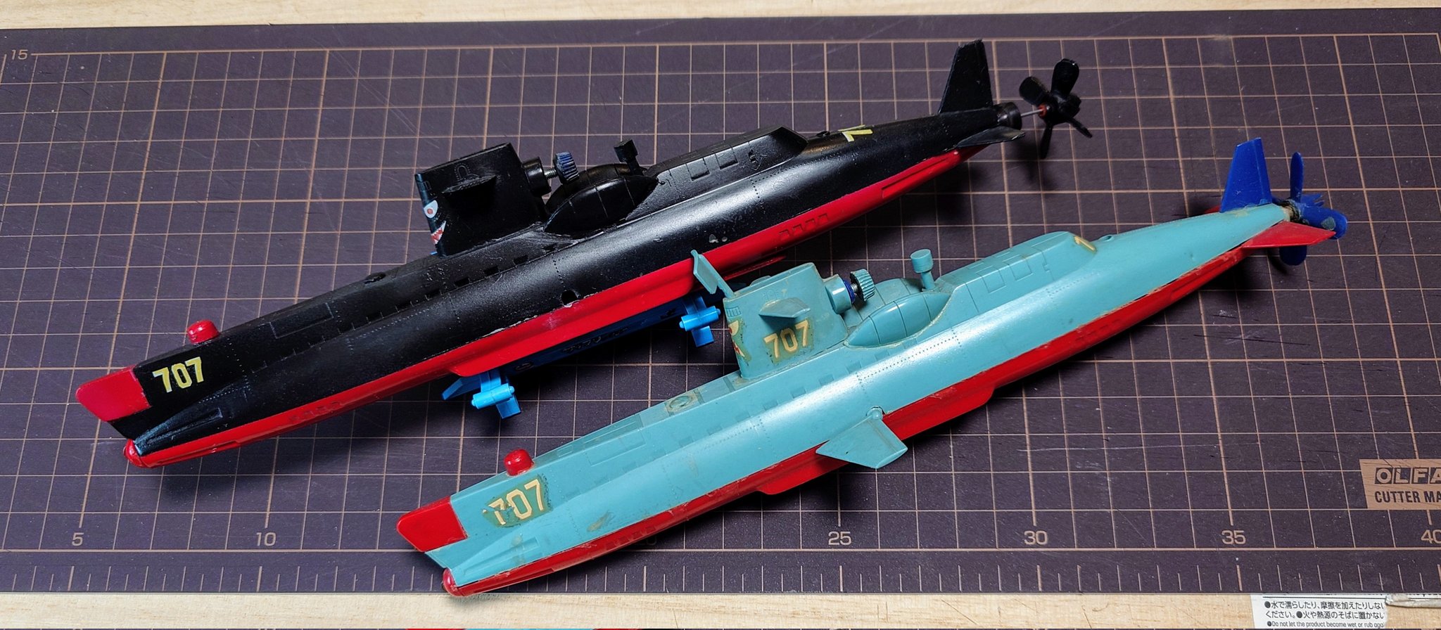 Submarine.707F.サブマリン　ナナマルフュージョン　レジン 今井科学 m38377036042_1.jpg?1719541779