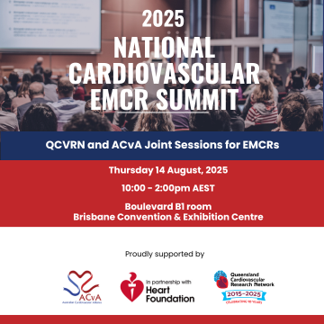 OzCvA's tweet image. Register now for the 2025 national Cardiovascular EMCR Summit!
🗓 Thursday, 14 August 2025
🕛10AM – 2PM AEST
📍Brisbane Convention Centre
Connect with peers, gain actionable insights & help shape the future of CV research.
Register now 👇👇👇
events.humanitix.com/national-cardi…