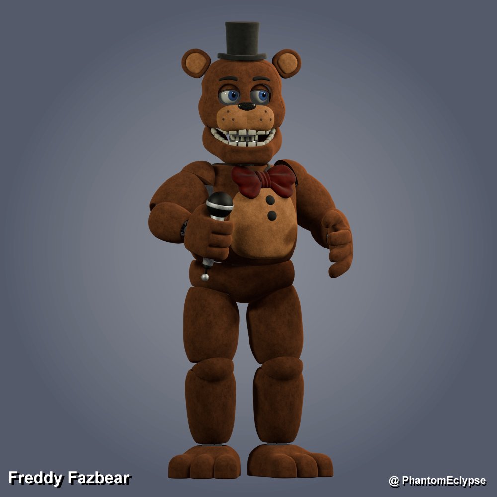 PhantomEclypse's tweet image. Hello :D just wanted to show off some models for a future video project that I will be posting more about soon when I have stuff to actually show lmao
So here&apos;s Freddy Fazbear and Bonnie Bucktooth
#fnafart #FNAF #fnafau