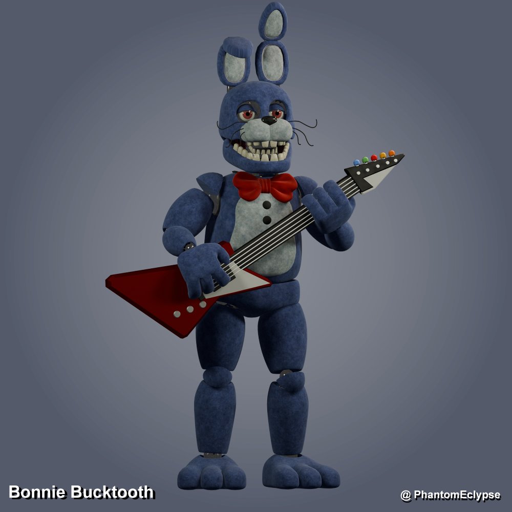 PhantomEclypse's tweet image. Hello :D just wanted to show off some models for a future video project that I will be posting more about soon when I have stuff to actually show lmao
So here&apos;s Freddy Fazbear and Bonnie Bucktooth
#fnafart #FNAF #fnafau