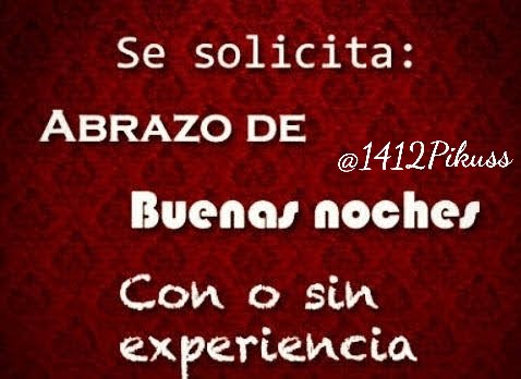 ...❤️...

Se solicita...❤️

#buenasnochesmundo #BuenosDiasATodos #AbrazoTierno #LYF15 #TuPoesía 
#FrssesSueltas #Condestino #Usted💚