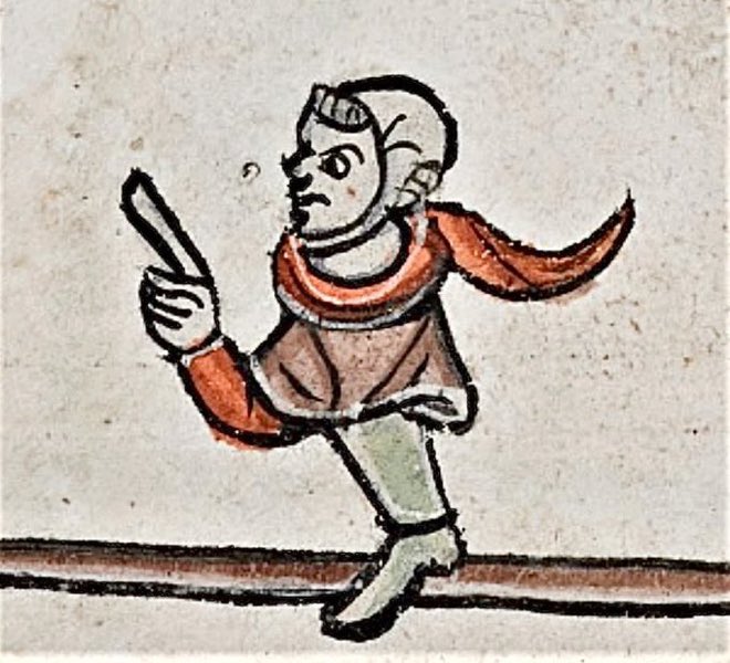 MedMilMedicine's tweet image. ‘I paid an arm and a leg for these tickets Mate, so you better believe I’m going to see the show !!’ - 13th century, Percy Hours (2nd part), British Library, Add. MS 89379, f. 88r