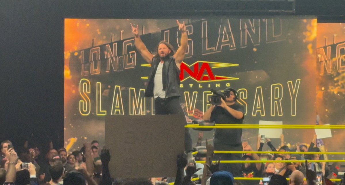 WeRWrestlingg's tweet image. AJ STYLES #TNASlammiversary RETURN!!! (FULL SEGMENT!)
youtu.be/qPW4Kr0qUHM?si…
