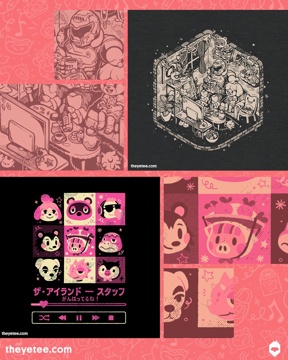 NEW! We’ve got Blood and Blossoms and Island Mixtape both designed by <a href="/Thauart/">Thau ✦</a> both #dailytees available for 24 hours only at theyetee.com