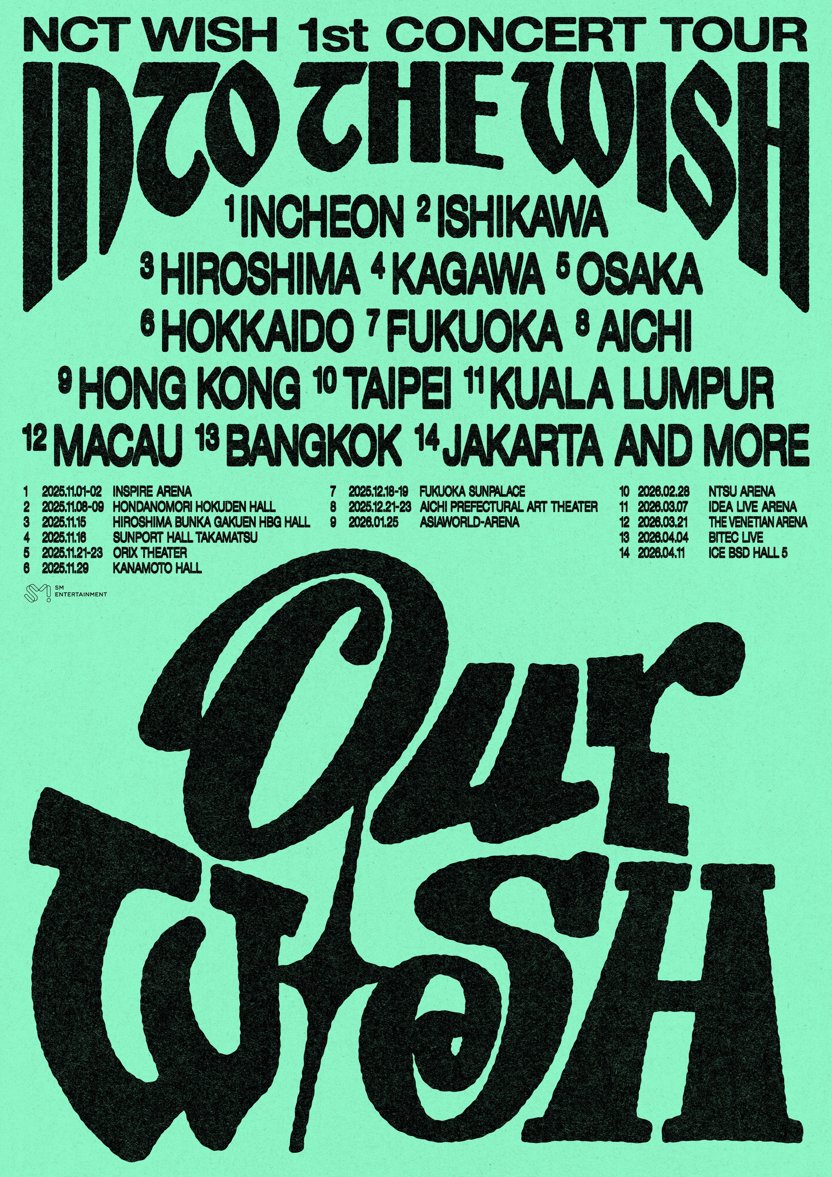 nct wish 1st concert tour into the wish 