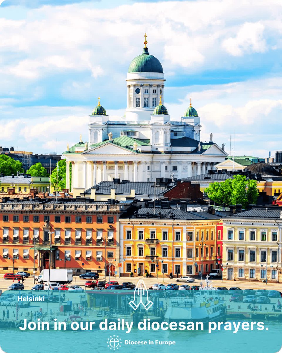 We invite you to join us in our daily diocesan prayers.
Join us in prayer for the chaplaincies in Helsinki: (Also serves Tallinn, Tampere, Turku, Kuopio, White Nile). Pray for all those in these communities that they may continue to grow in faith and unity.