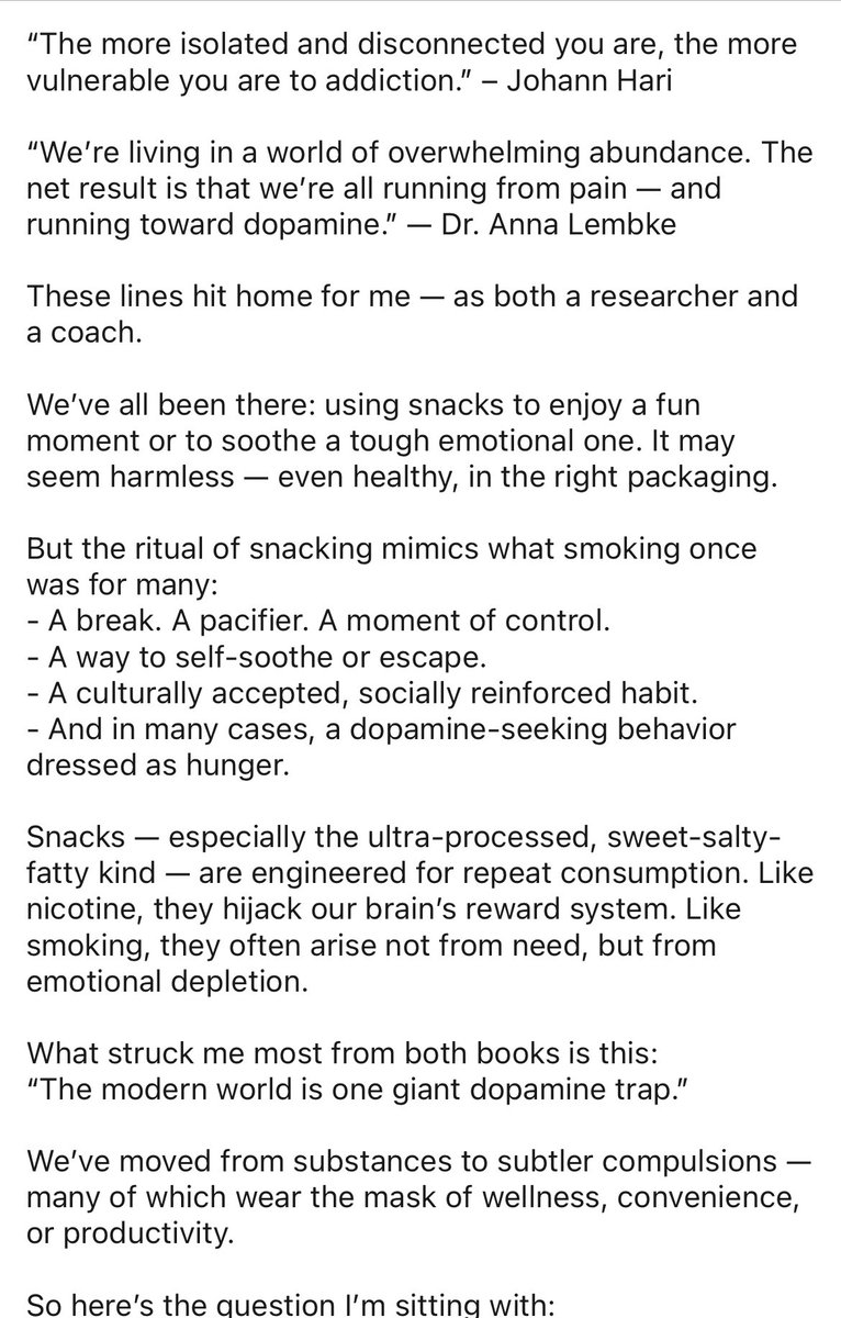 SavvyPriya's tweet image. #snacking #Dopamine #culture #addiction #lowcarb #metabolichealth