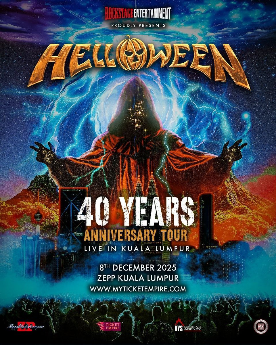 mtgh's tweet image. Rock with @helloweenorg in Malaysia on 8th December at @zeppkualalumpur, tickets are on sale via Ticket Empire! @RockstageE
myticketempire.com/helloweenlivei…