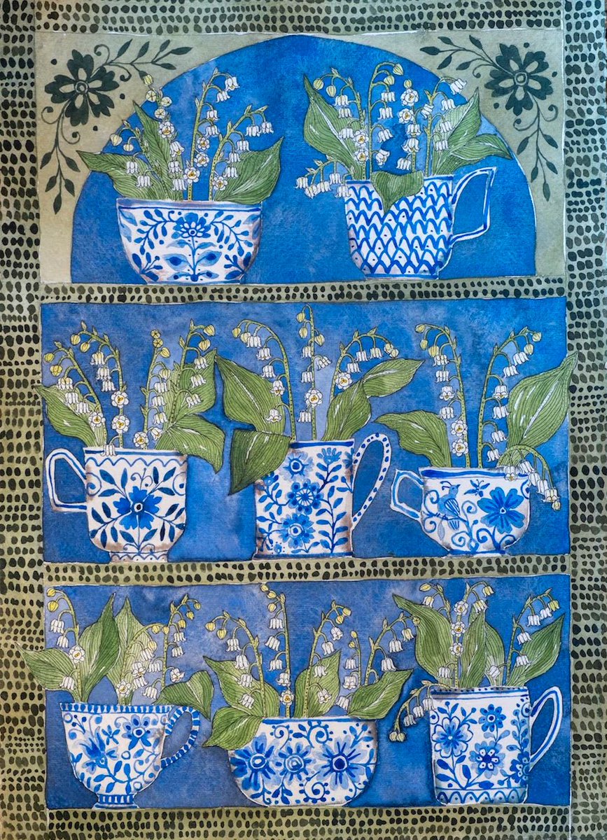 Polly Nicolaou’s wonderfully colourful and playful floral paintings are inspired by nature and the gardens around her Somerset home – not to mention the ceramic treasures she finds at car boot sales. 

buff.ly/UdmPxYe