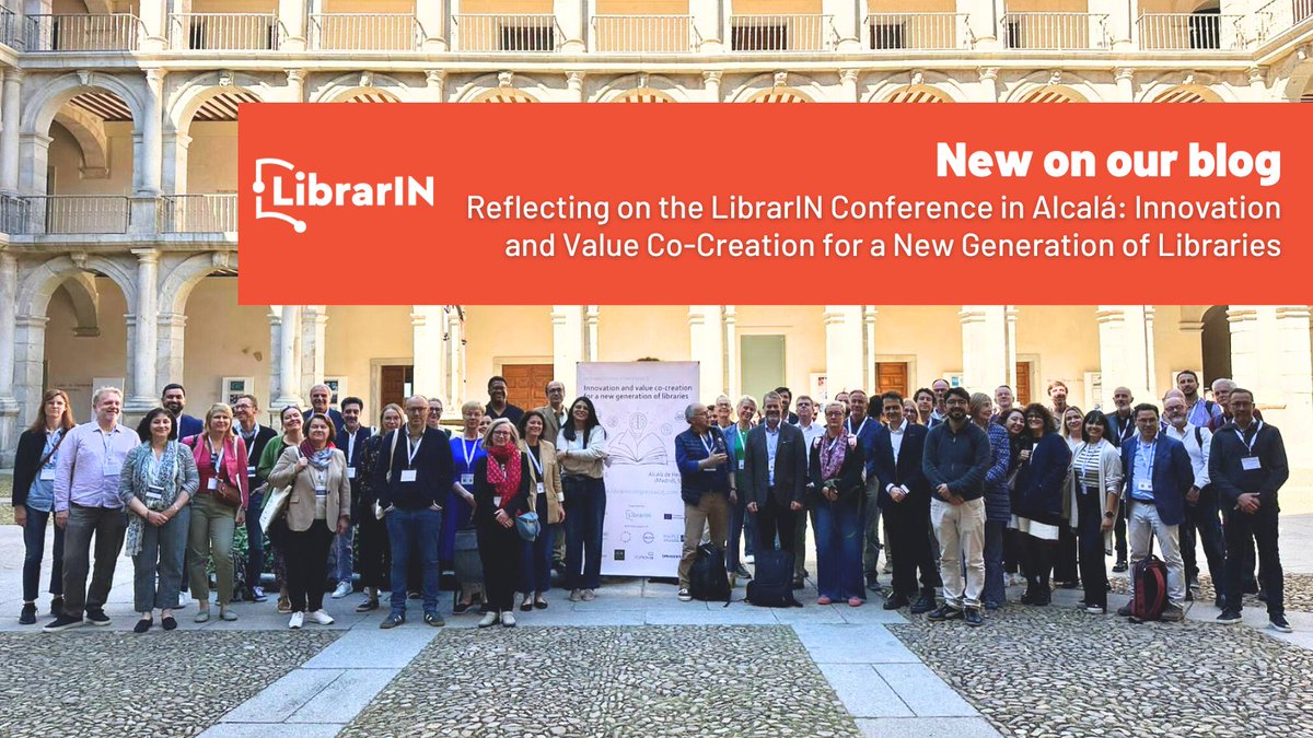 LibrarIN_eu (@librarin_eu) on Twitter photo 📚 150+ participants, 26 countries, 80+ sessions!
The #LibrarIN_eu International Conference in Alcalá explored the future of #libraries through innovation, co-creation & impact.
Thank you to all who joined us at <a href="/UAHes/">Universidad Alcalá</a>!
Read the recap 🔗 librarin.eu/reflecting-on-… 📚 150+ participants, 26 countries, 80+ sessions!
The #LibrarIN_eu International Conference in Alcalá explored the future of #libraries through innovation, co-creation & impact.
Thank you to all who joined us at <a href="/UAHes/">Universidad Alcalá</a>!
Read the recap 🔗 librarin.eu/reflecting-on-…