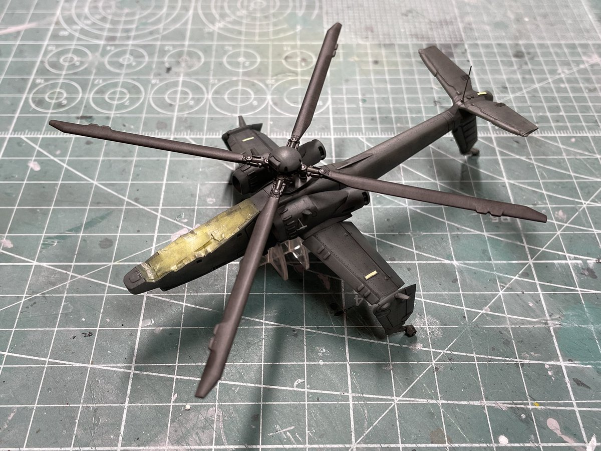 wizard03_765's tweet image. 1/144 AFH-02B ヘルハウンド
全パーツ塗装&ウェザリング完了。
で、仮組。
カッコイイ(^^)
あとは苦手なデカール貼りだなぁ…
#パトレイバー
#パト2