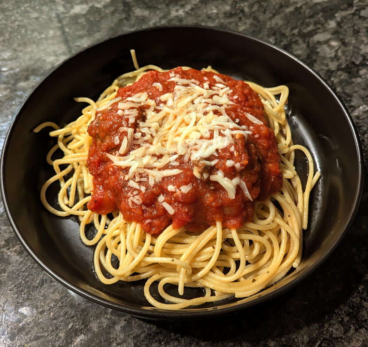 therealjcwilson's tweet image. Spaghetti and Meatballs for breakfast. Because I'm grown and can do what I want.