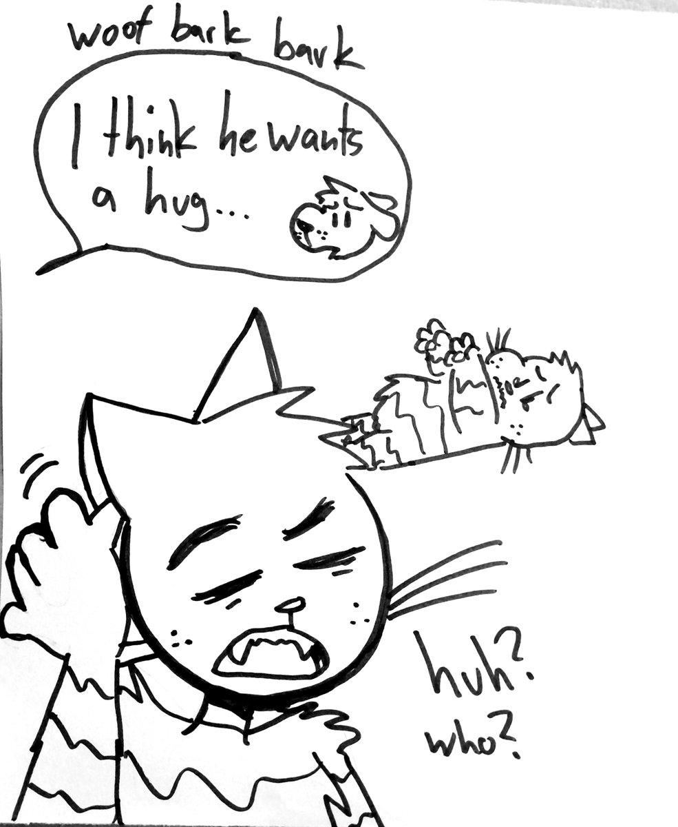 FlavourAmy's tweet image. Another screenshot inspired comic 👍

#dogman
