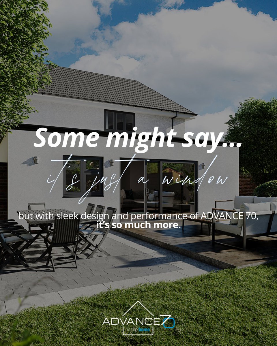 ADVANCE_70's tweet image. We’ve taken a few Oasis classics and given them a window & door twist. 🎤
Because comfort, kerb appeal, and performance never go out of style! ✨
Find your local ADVANCE 70 installer on our website advance70.co.uk/find-an-instal…🔗
#ADVANCE70 #HomeInspiration