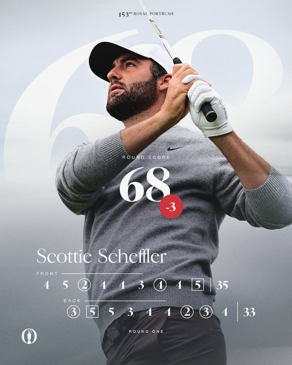 TheOpen's tweet image. The journey to becoming a Champion Golfer.
Scottie Scheffler victorious at Royal Portrush