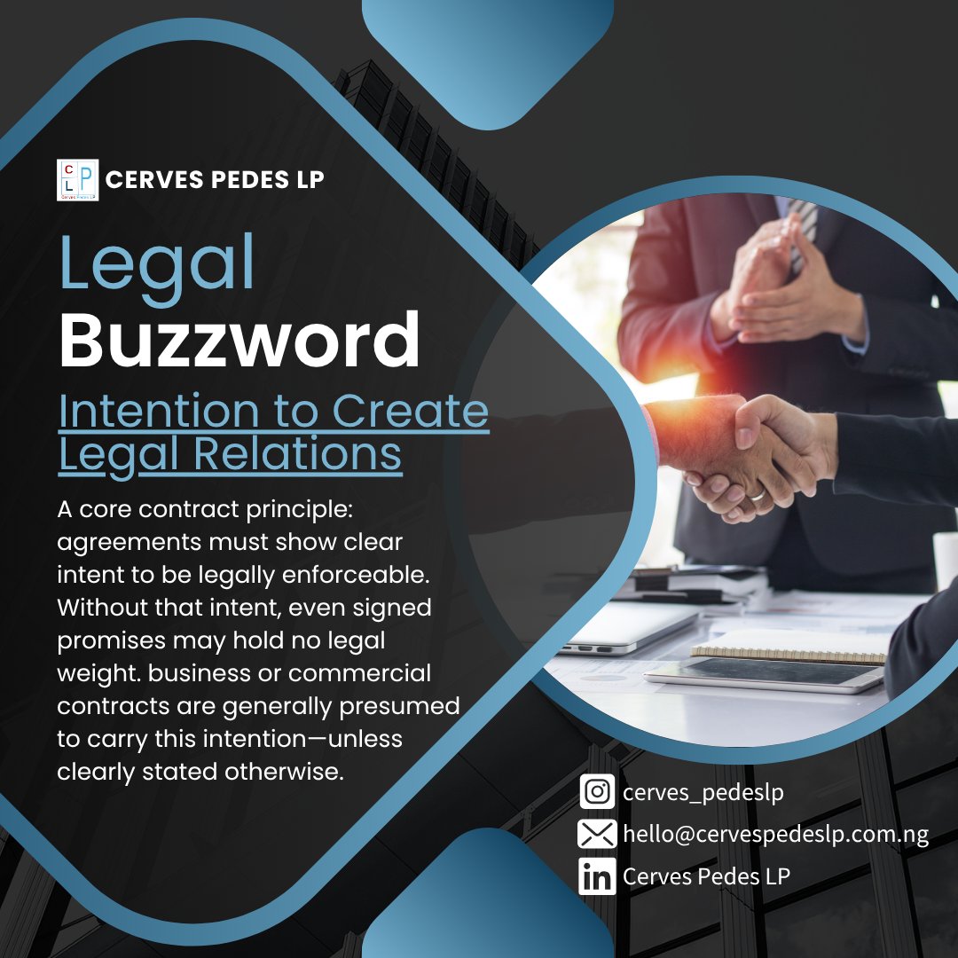 CervesPedesLP's tweet photo. Not all agreements are enforceable. If both parties didn’t intend it to be legally binding, it might not be a contract at all.

📌 Make your intention crystal clear.
 Signed promises mean nothing without legal intent.

#LegalTips #BusinessLaw #ContractBasics https://t.co/5BqDGzN8OY