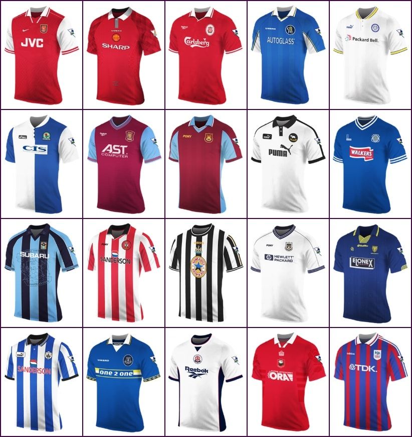 The Premier League 1997/98 Home  Shirts 👕

Who had the best shirt that season?