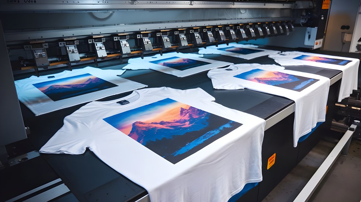 Two types of digital textile printing which are set for rapid growth include direct-to-garment (DTG) and direct-to-film (DTF) printing. For more information, visit bit.ly/3GUY36s #digitalprinting #apparel #textiles