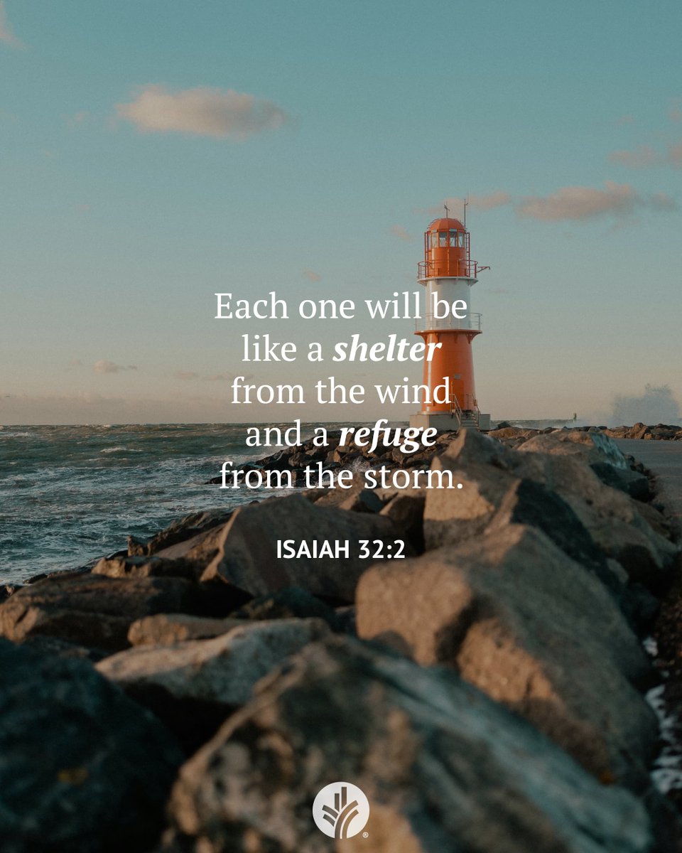Connect with God through today’s devotional! 
odbm.org/en/devotionals… 

📖 Read: Isaiah 32:1-4

🙏 Receive: "Heavenly Father, please help me to be a shelter to others around me."

❓Respond: When have you experienced the protective shelter of a compassionate community?
