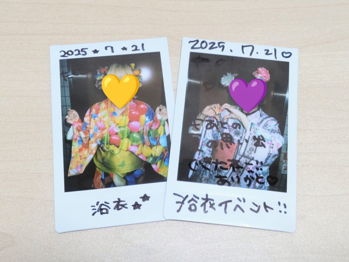 もちもあちゃん浴衣イベント。
すごく似合っていて可愛かったし2人並んだらさらに可愛さ倍増。
もちちゃんももあちゃんも気遣いのできる素敵な人だなって思いました。